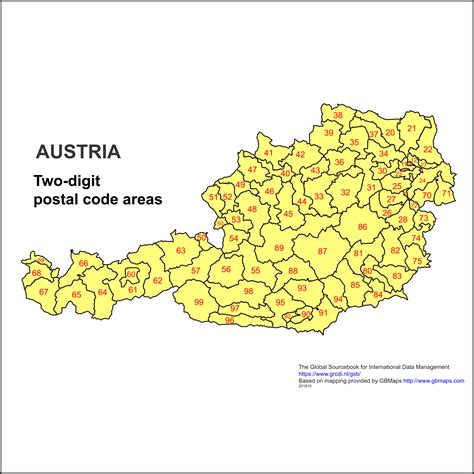 austria postal code format.